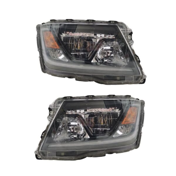 Suitable For Hino 500 Series FD FE RH LH LED Headlight Assembly Pair (Aftermarket)