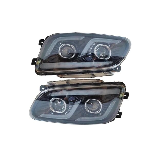 Suitable For All Hino FD FE FC GH GD FG RH LH Dual Lens LED Headlight Assembly Pair (Aftermarket)