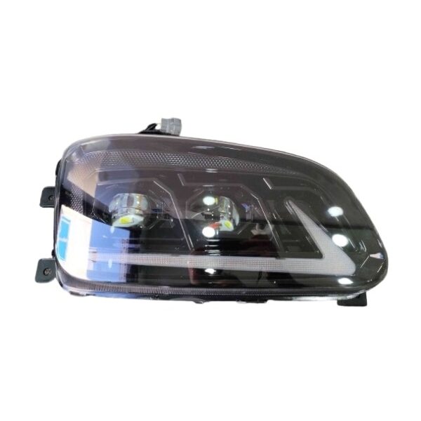 Suitable For All Hino FD FE FC GH GD FG RH Twin Lens Black LED Headlight Assembly (Aftermarket)