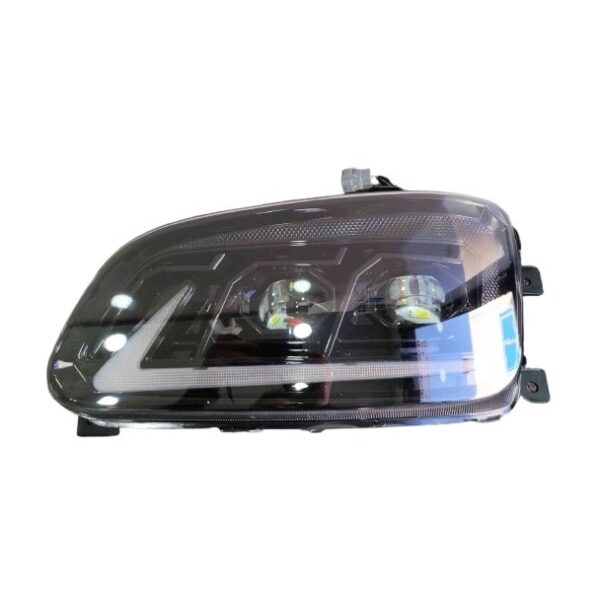 Suitable For All Hino FD FE FC GH GD FG LH Twin Lens Black LED Headlight Assembly (Aftermarket)
